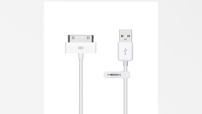 Apple iPod 10GB ホワイト　（Dock Connector) Apple Dock Connector to USB Cable Sync Charge